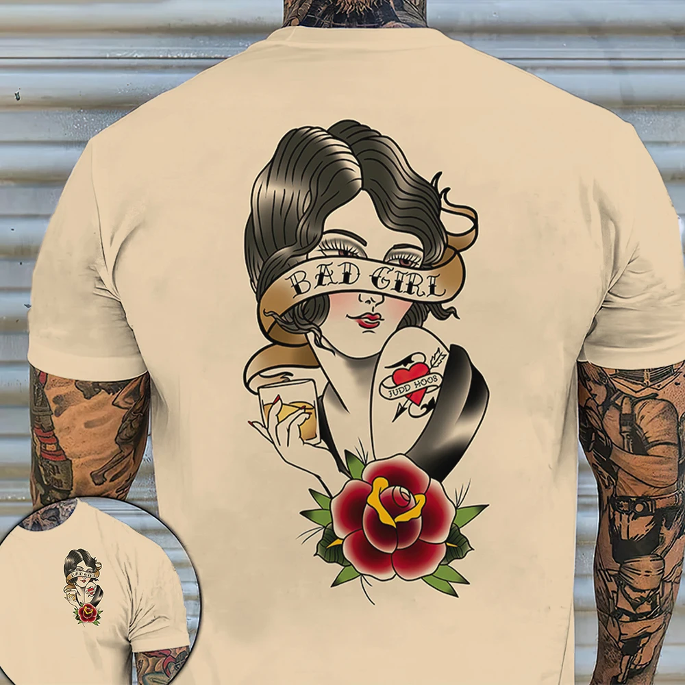 Camiseta de manga corta con estampado japonés Vintage para hombre, Tops 3D, ropa de calle, camiseta de gran tamaño