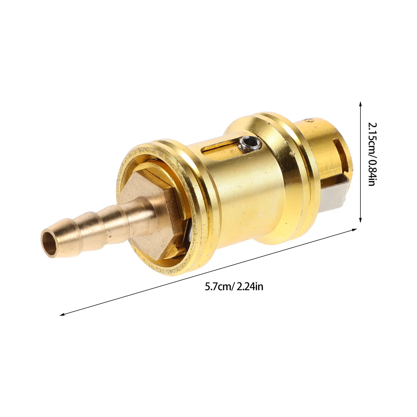 0.6mm Self-Locking Tire Inflator Adapter Quick Connect Air Chuck Nozzle Heavy Duty Air Hose Attachment Truck Car Wheel Valve