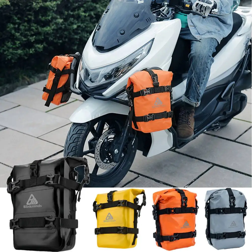 

Водонепроницаемая сумка-седло для мотоцикла с плечевым ремнем, задняя стойка для хранения для путешествий на мотоцикле