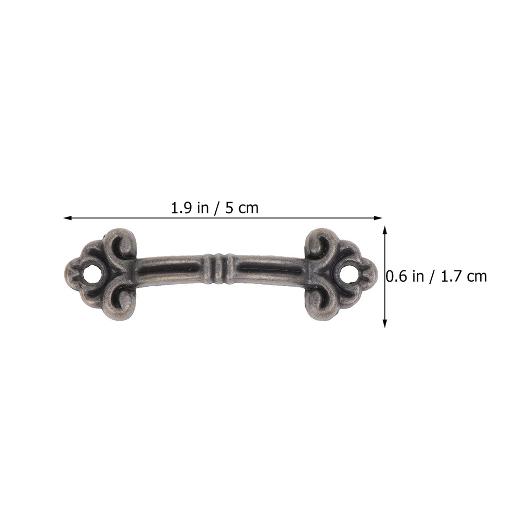 40Pcs Vintage Style Pull Handle Dumpling Shape Ring Knob for Kitchen Drawer Cabinet Cupboard Furniture