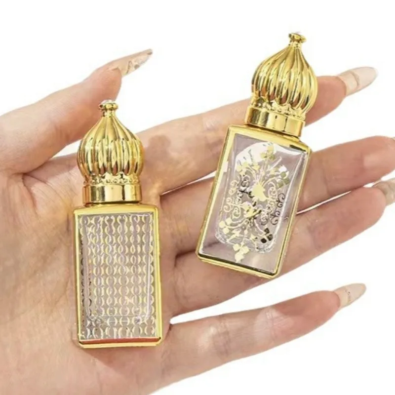 

10ml Perfume Bottle Glass Roll on Bottle Gold Plating Essential Oil Container Mist Sprayer Perfume Atomizer Glass Spray Bottle