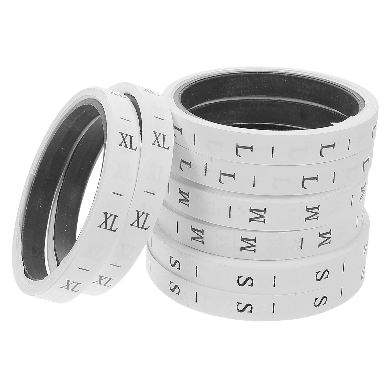 

8pcs Fabric Size Strip Labels S-Xl Clothing T-Shirts Skirts Trousers Pants Sewing Labels Laundry Tags Apparel Size