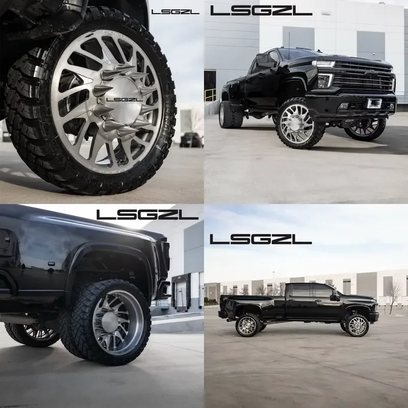 i Lsgzl Forged 10x225 Dually Deep Dish Alloy Rim Custom 8x200 8x210 8x6.5 for Pickup Silverado F350 Truck Wheels
