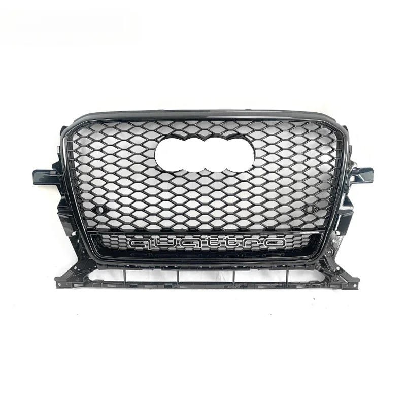 RSQ5 front grille for Audi Q5 SQ5 ABS material honeycomb car grill for Audi Q5 SQ5 2013 2014 2015 2016 2017 2018