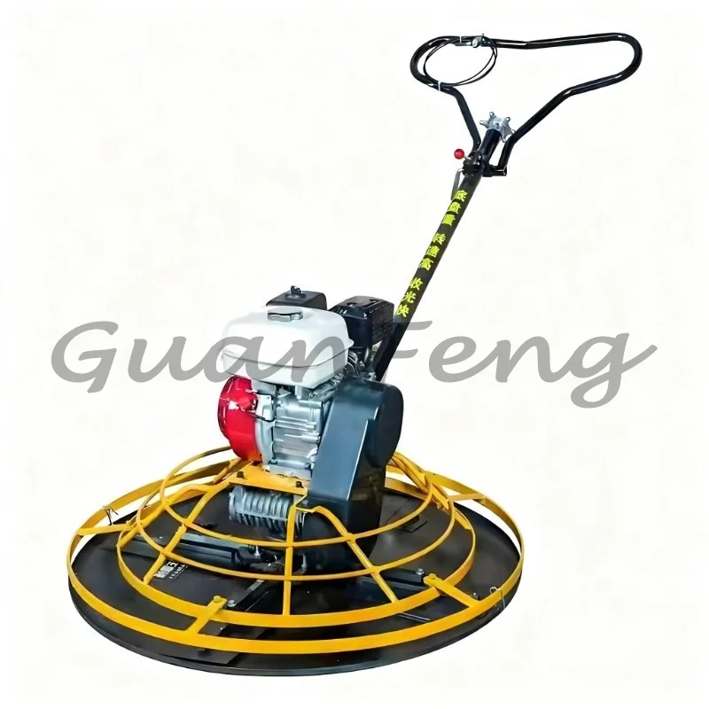 Design Walk Behind Concrete Finishing Power Trowel, Custom Working Width Concrete Troweling Machine