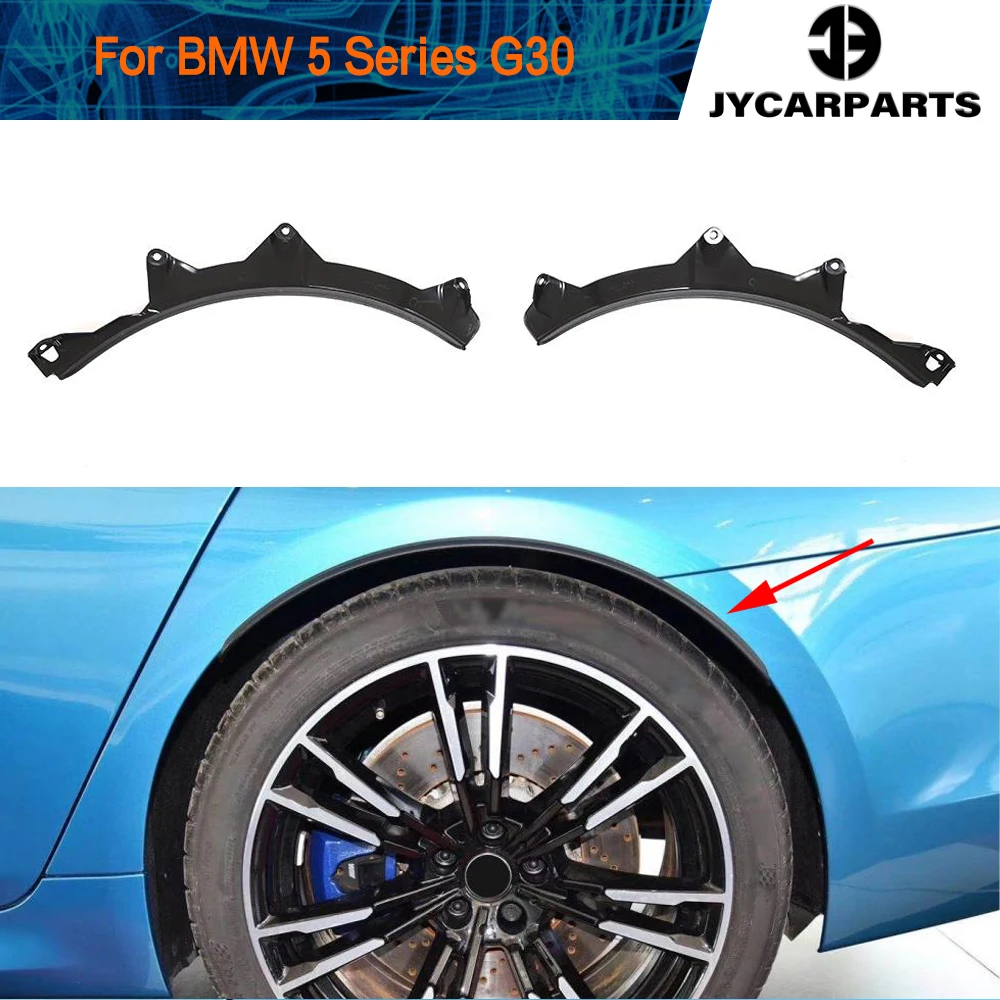 Car Wheel Arches Fender Flares Mudguards Trims for BMW 5 Series G30 2017 - 2019 Wheel Eyebrows Guards Not M5 Matte Black