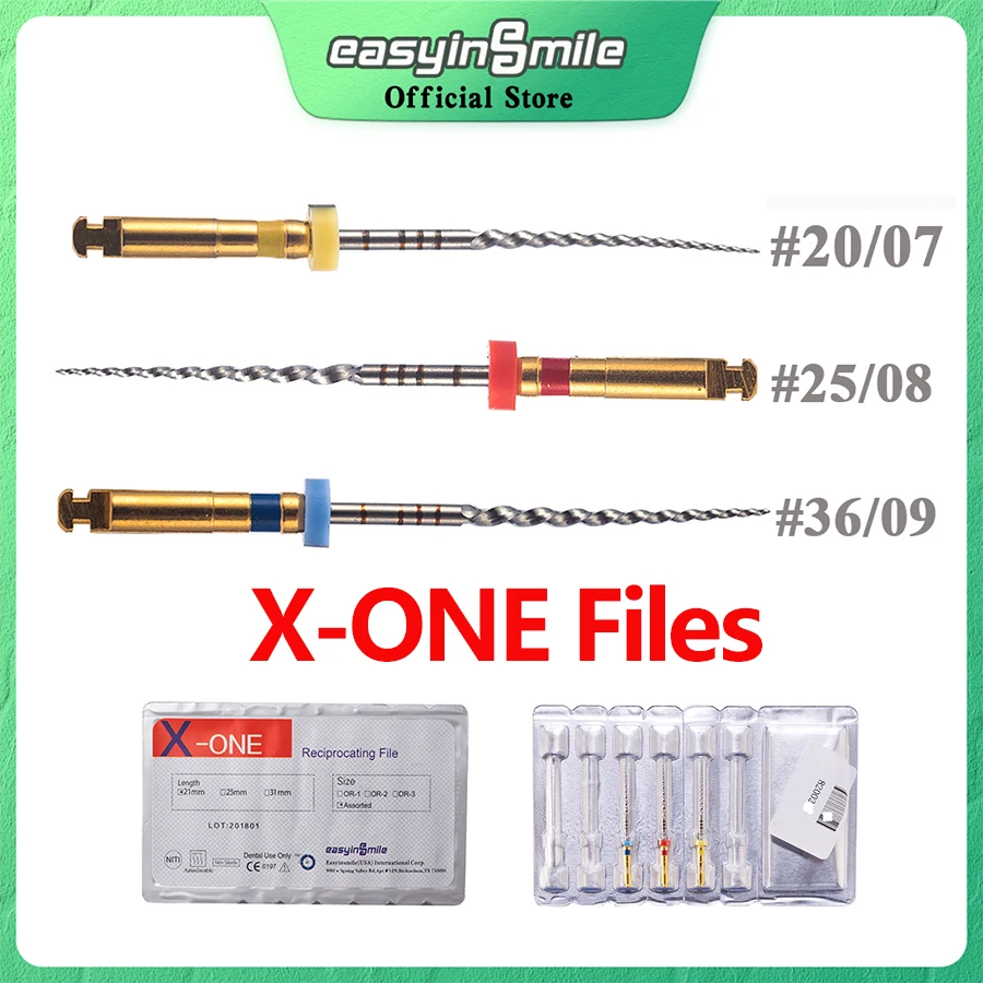

6pcs Dental Reciprocating rotary Blue files Endo NiTi File W-ONE Endodontic Files for Wave One Files Treatment Dentistry