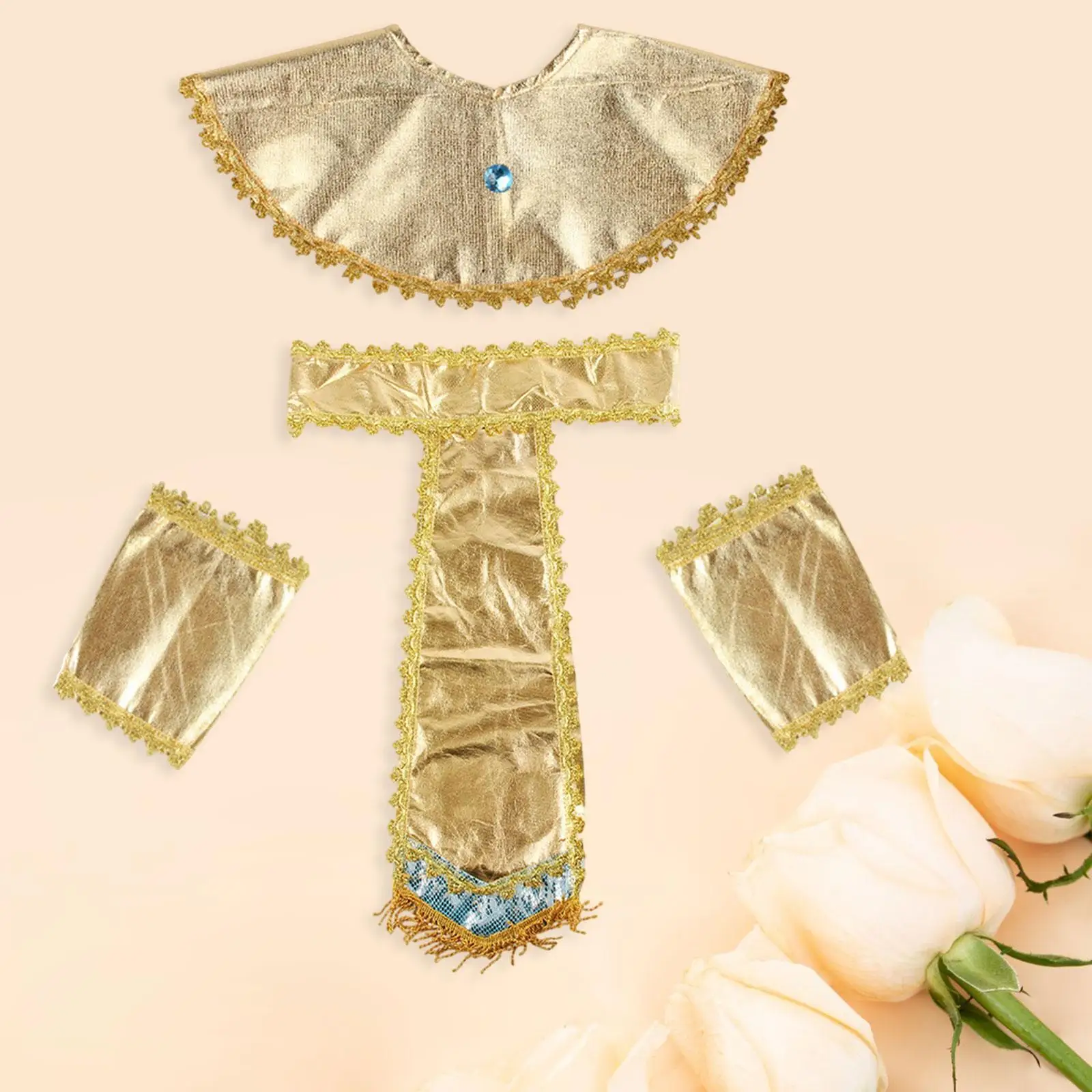 Colarinho Cosplay Egípcio para Férias, Traje Acessórios, Pageant Roupas