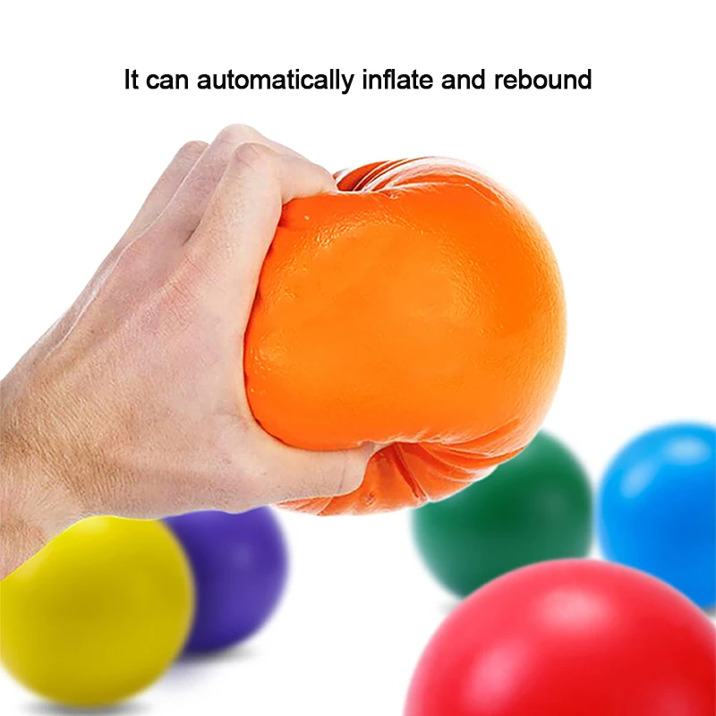 Kids Toys Outdoor Games Dodgeball Sponge Automatic Inflatable Toy Stress Ball Team Building Sports Can Kick Throw Cast Kneading