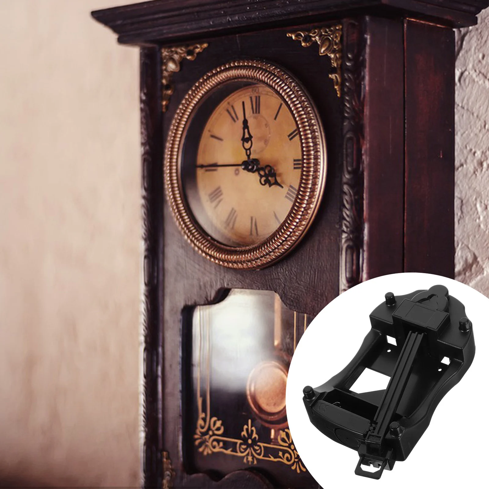 

Replacement Pendulum Drive Unit 100G Bearing Sturdy Clock Accessory Pendulum Clock Part Black Without Movement