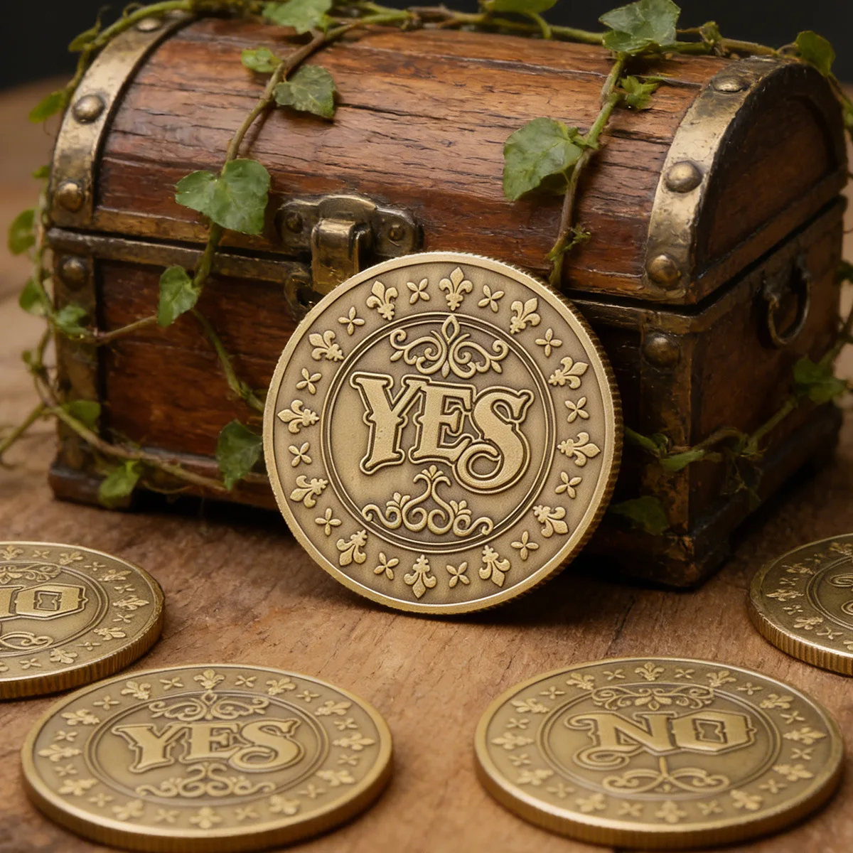 Lucky Coin Decision Coin Souvenir Magic Yes No Coin Metal Crafts Commemorative Coin Collection Gift