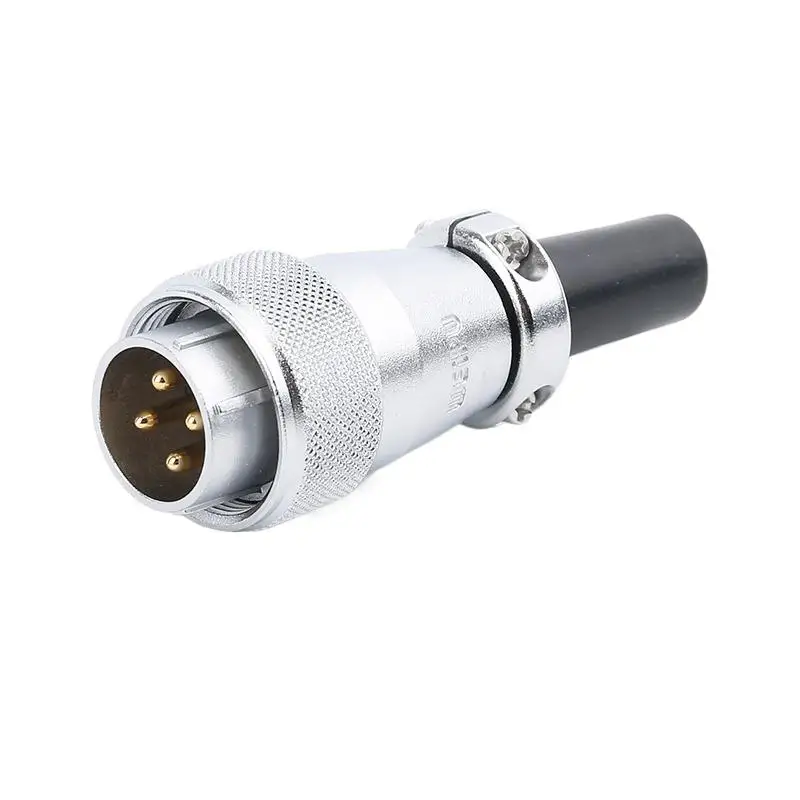 WEIPU WS20 TQ+ZQ 2 3 4 5 6 7 8 9 12 15Pin Metal Threaded Cable Electric Connector M20 Solder Wiring IP65 Male Plug Female Socket