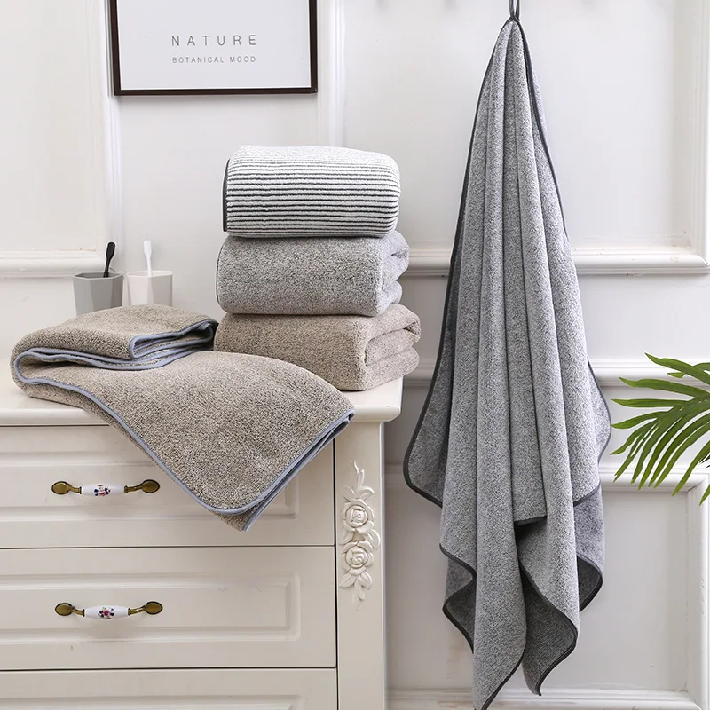 Coral Velvet Double-layer Water-absorbent, Quick-drying, Thickened, Maternal and Infant Grade Towel for Everyone