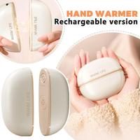 Safe Constant Temperature Control For Outdoor Activitie 2-In-1 Magnetic Rechargeable Hand Warmer Power Bank Double-Sided Heating