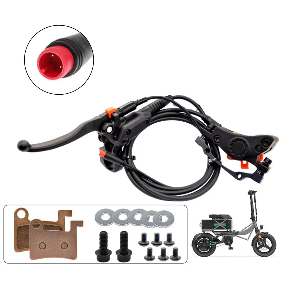 

Ebike Fatbike Power Off Hydraulic Disc Brake Set Folding Electric Bike Disc Brake 2pin Connector Cycling Accessories