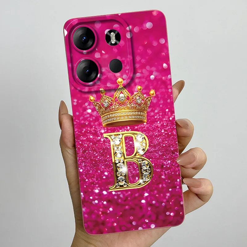ل Tecno Pop 7 Pro Pop7 BF6 BF7 جراب هاتف تاج رسالة الغطاء الخلفي لينة السائل سيليكون Fundas ل Tecno Spark GO 2023 الوفير