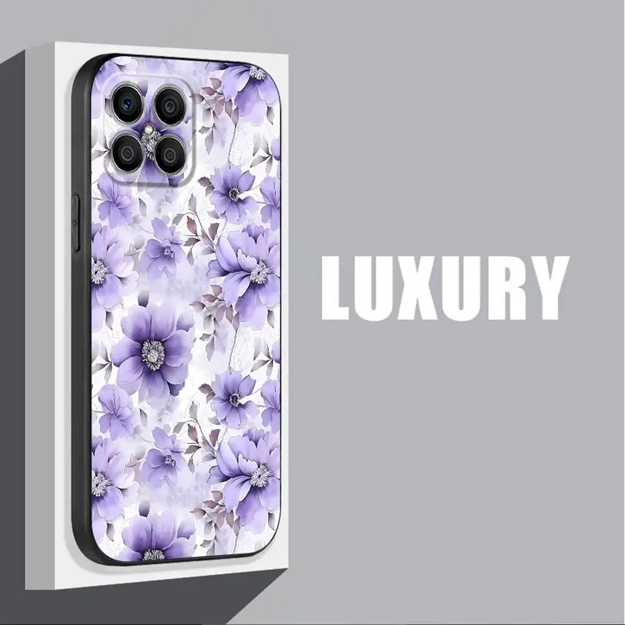 Flower Cover Phone Case for Honor 8X 70 90 Pro X6a X7b X8a X9b Magic5Lite Magic5 Pro TPU Soft Shell