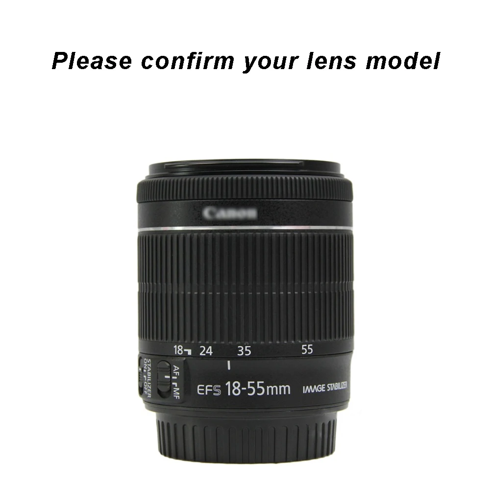 Lens Zoom Grip Rubber Ring Replacement for Canon EF-S 18-55mm f/3.5-5.6 IS STM Camera Accessories Repair part