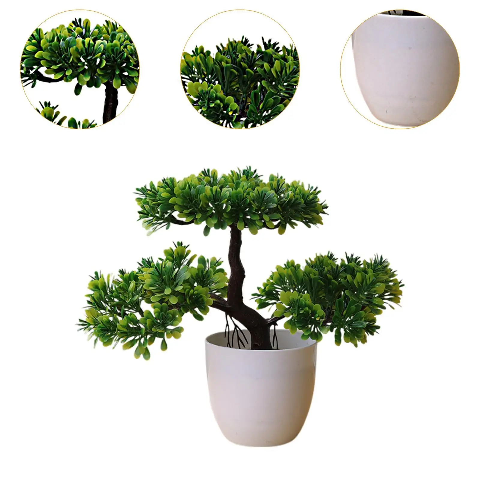 Artificial Bonsai Tree Housewarming Gift with Pots Indoor Fake Plants Bonsai image 5