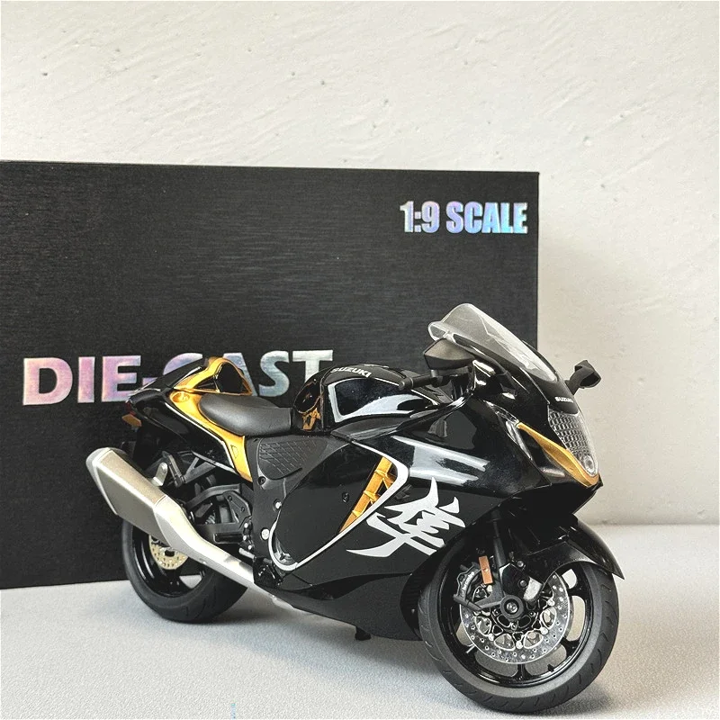 1/9 Suzuki Hayabusa GSX-1300R GSX-1000R Alloy Motorcycle Model Car Toy Vehicle Collection Off Road Autocycle