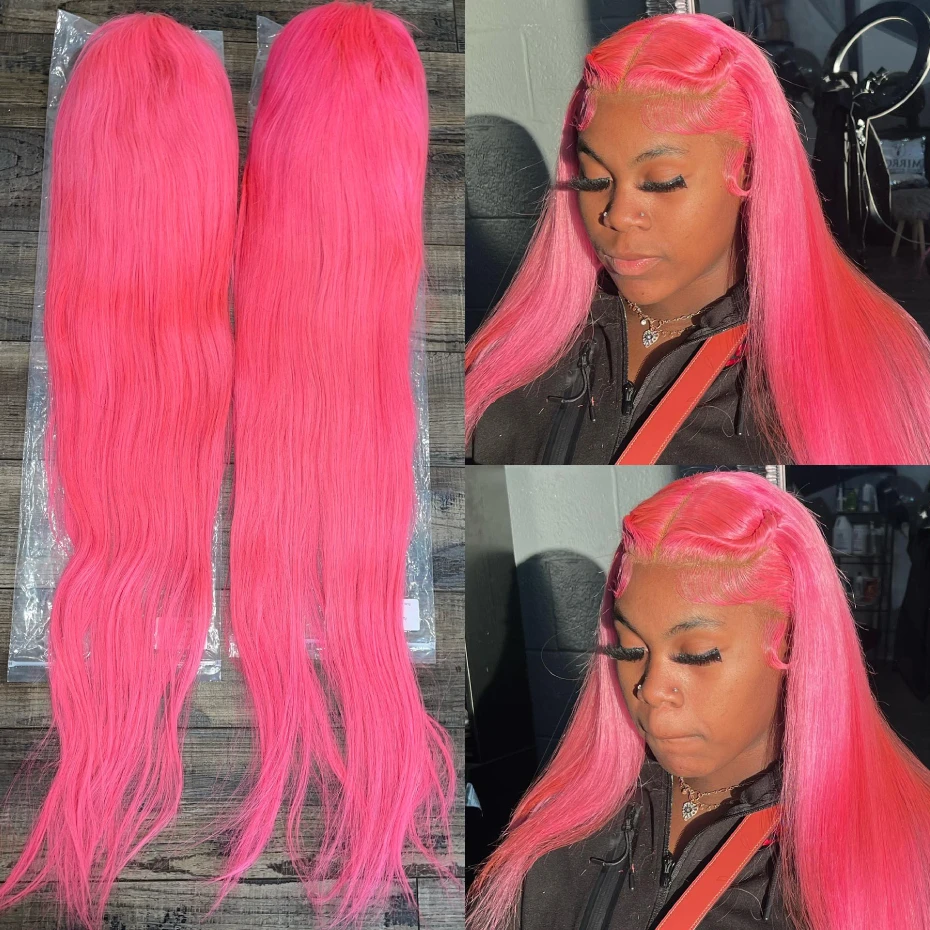 باروكات شعر بشري مستقيم باللون - مراجعة Lace Front Wig وسعره