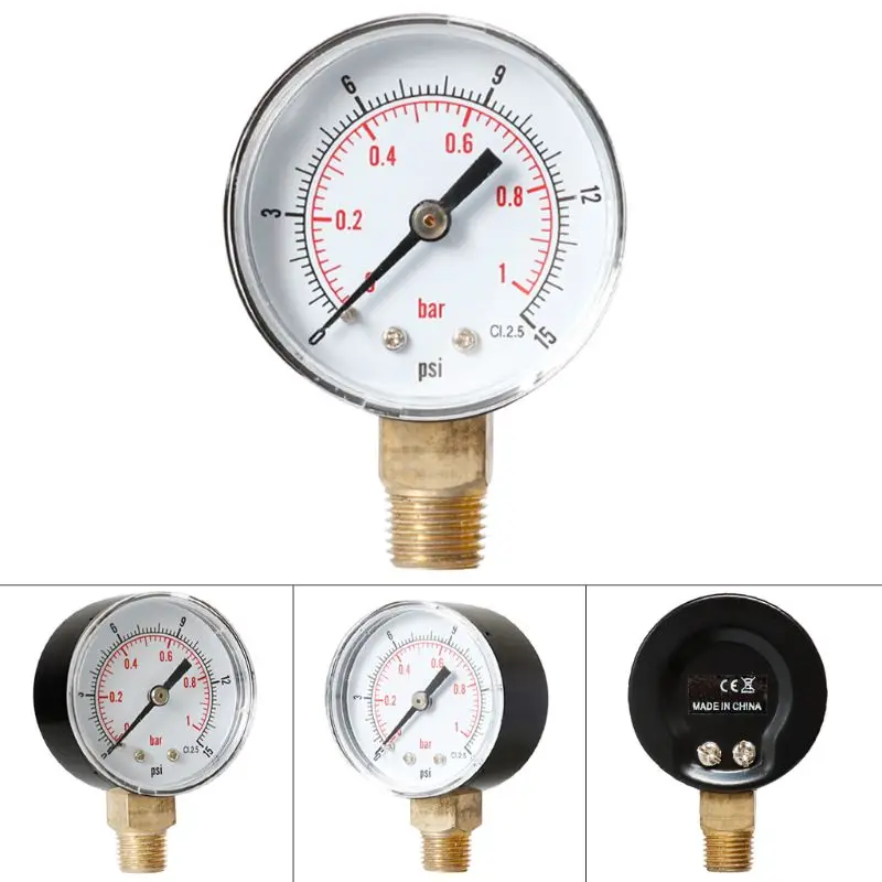 Pressure Gauge 52mm 1/4