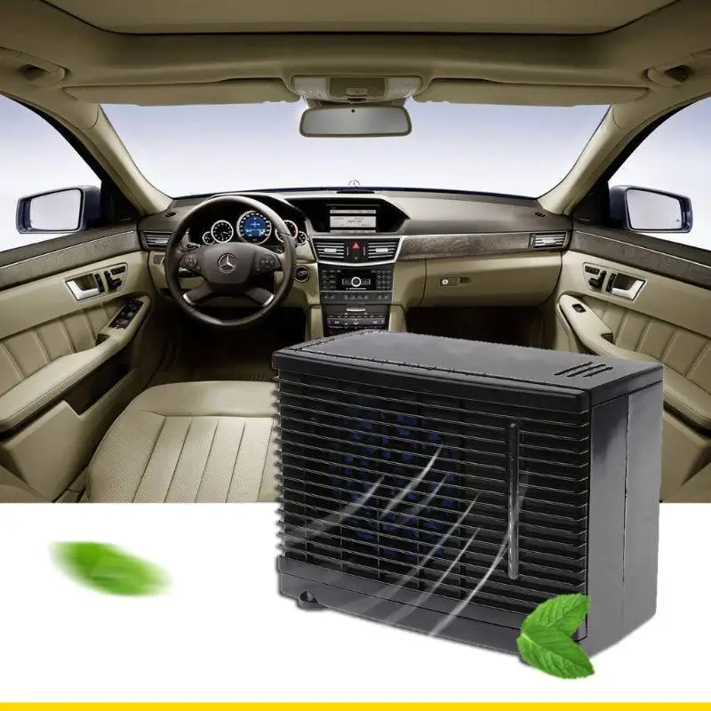 

SZCH Adjustable 12V Car Air Conditioner Cooler Cooling Fan Water Ice Evaporative