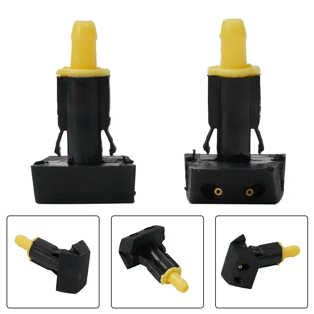 2pcs Car Windshield Washer Water Jet Spray Nozzle For Nissan TIIDA Windscreen Washer Nozzle Sprayer Auto Accessories