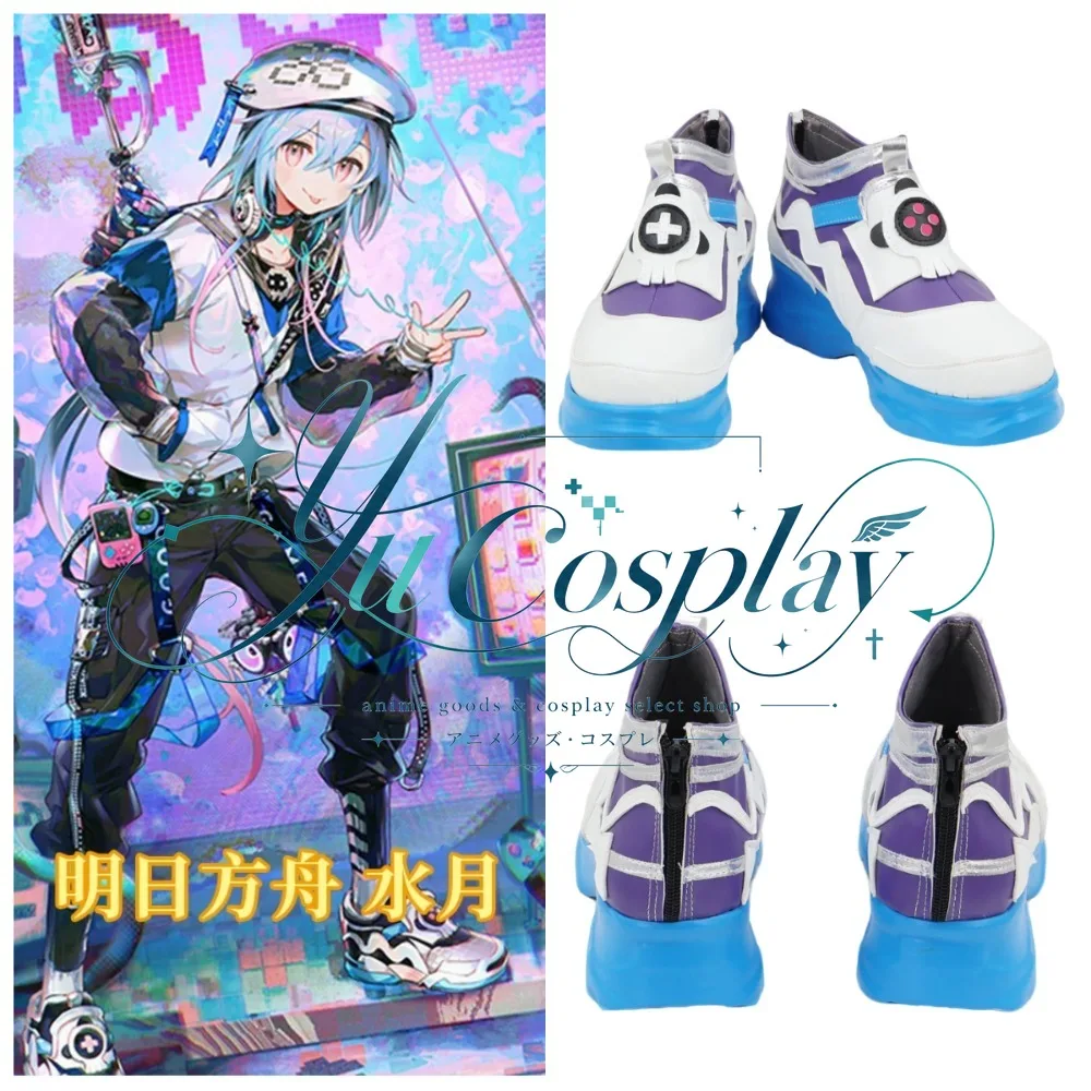 Game Arknights Mizuki Cosplay Shoes Custom Anime Boots Roleplay Convention Performance