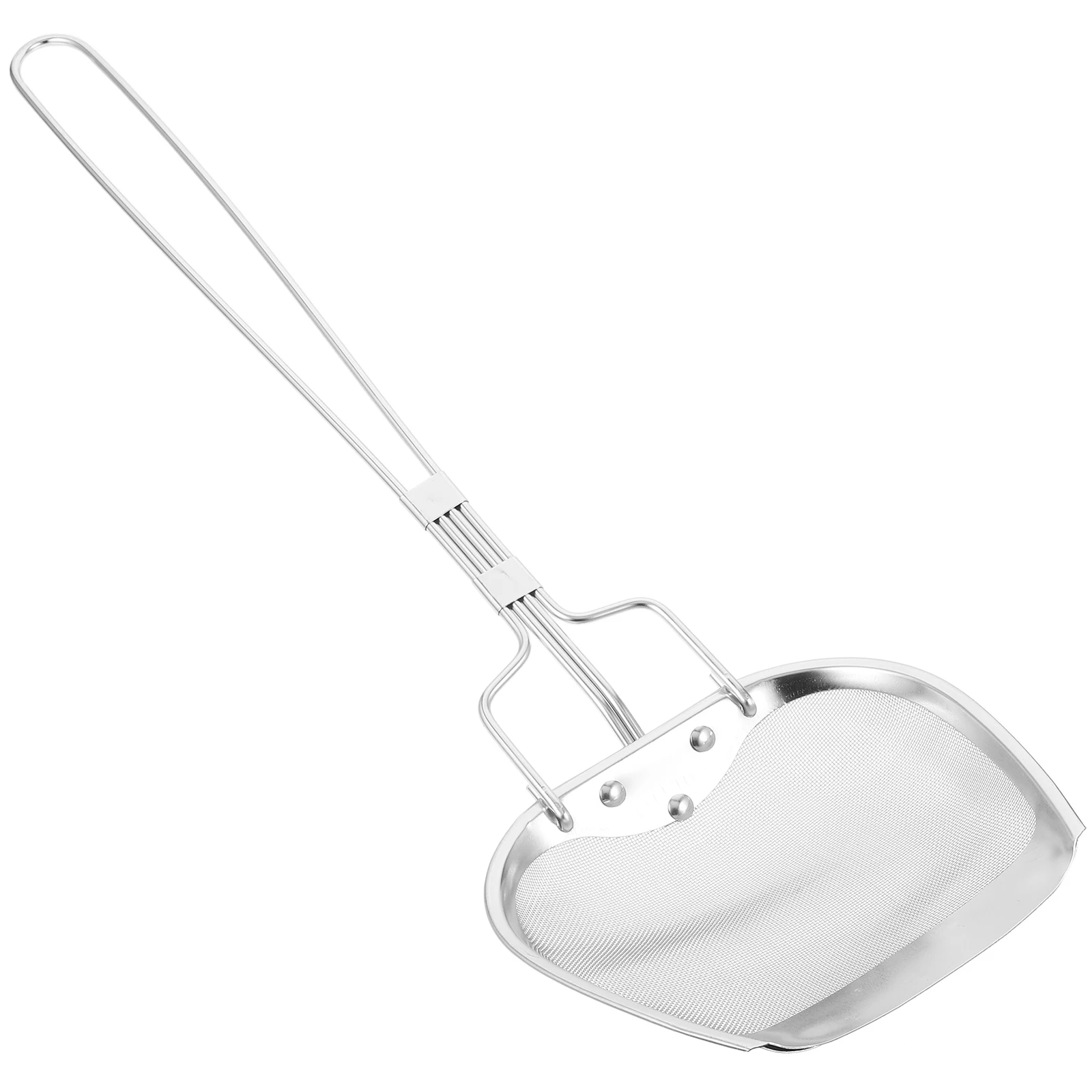 

Stainless Steel Oil Filter Spoon Long Handle Fine Mesh Colander Ladle Slotted Spoon Strainer Kitchen Tool Pasta Drainer