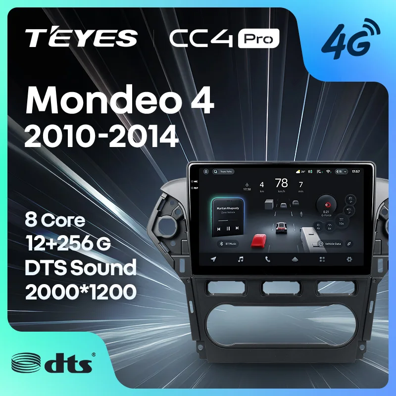 

TEYES CC4 PRO For Ford Mondeo 4 2010 - 2014 CarPlay Android Auto 2DIN Autoradio Car play Radio Multimedia Stereo