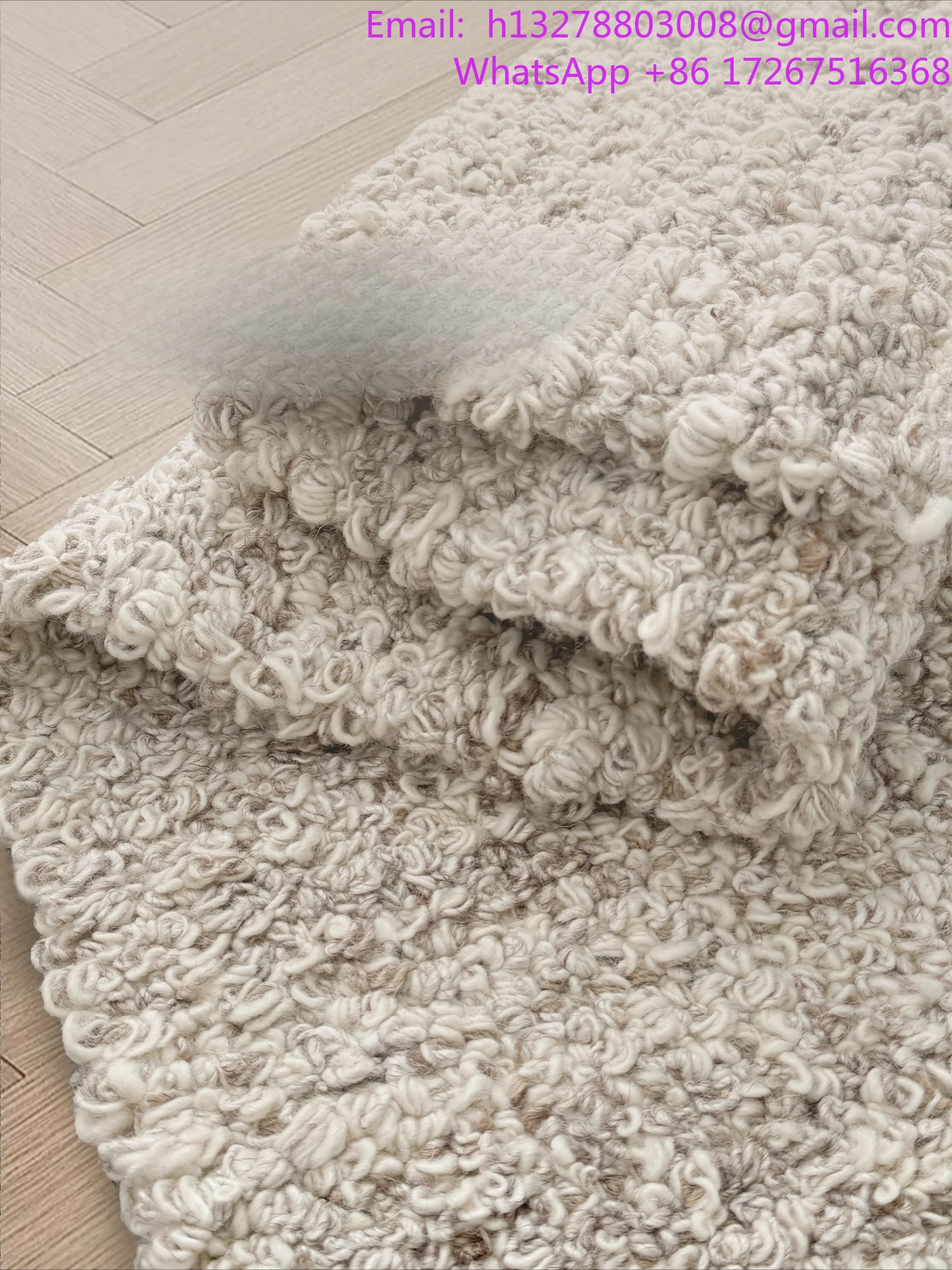 

Hand-woven high-end glue-free sofa floor mat, fully paved large area