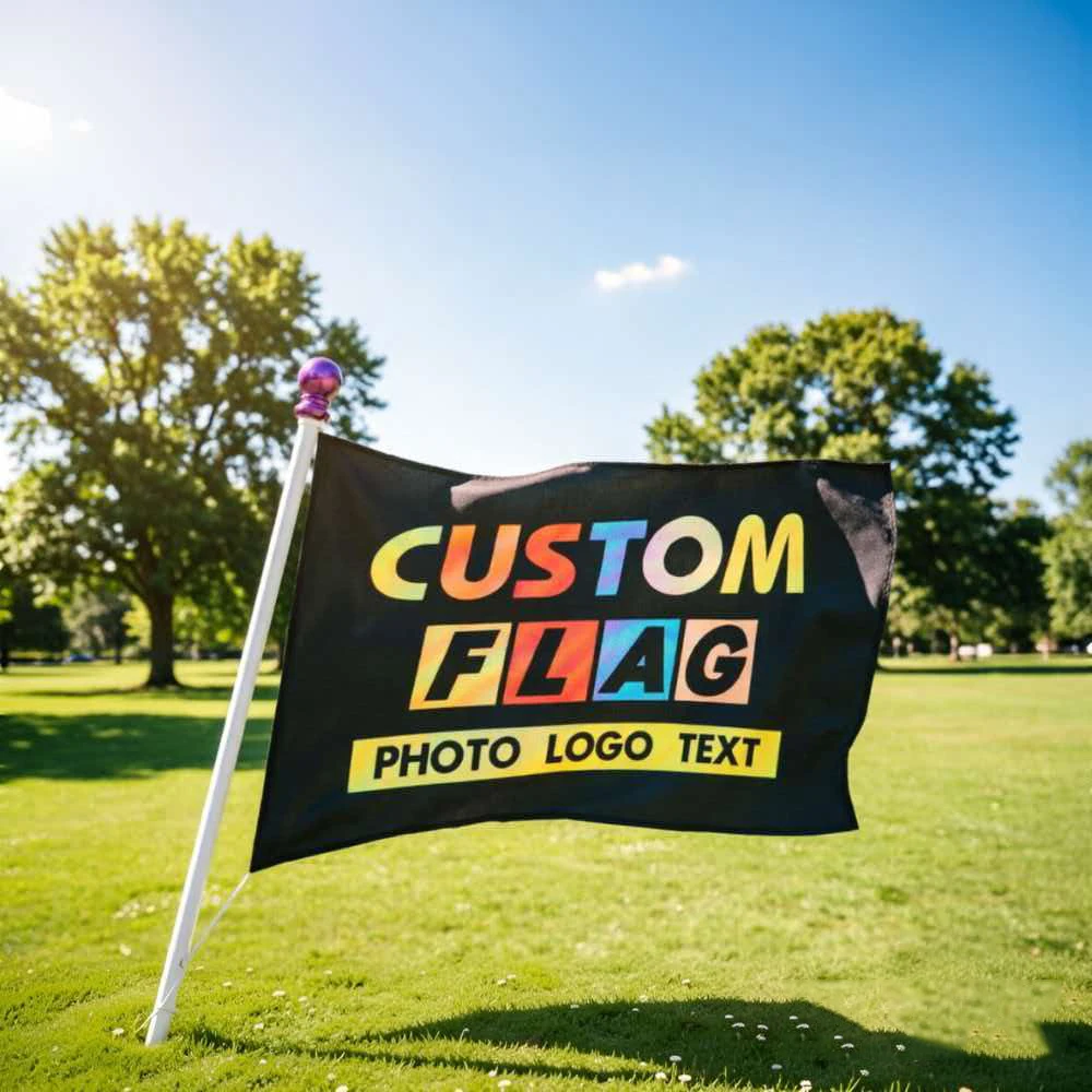 Custom Banner Flags Logo Decoration Birthday Graduation Ceremony Festival Event Shop Promotional Home