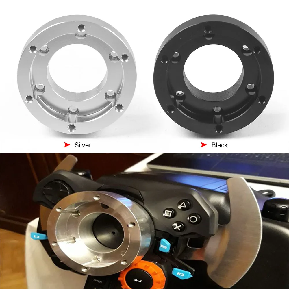 

For Logitech G29 G920 G923 13/14inch Steering Wheel Adapter Plate 70mm PCD Racing Car Game Modification