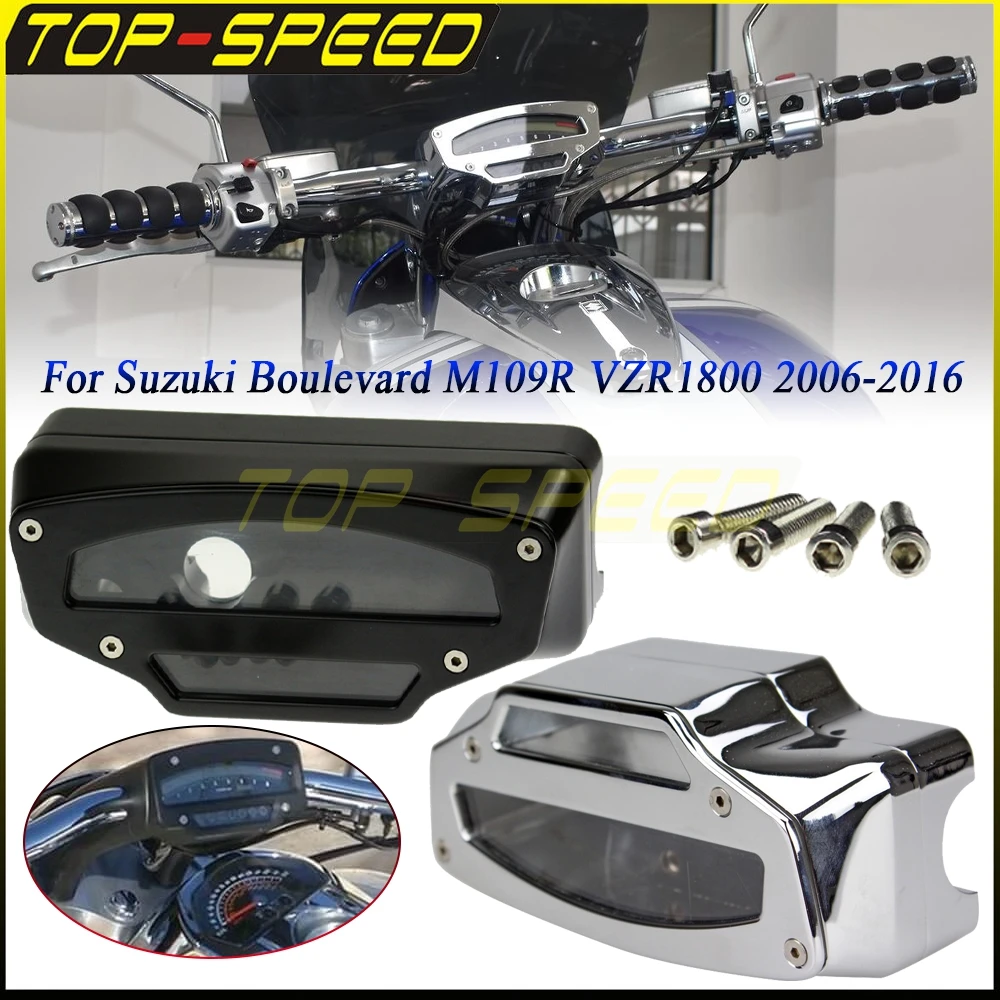 

Tachometer Housing For 2006-2014 Suzuki Boulevard M109R VZR1800 Meter Gauge Housing Shell Cover Kit Speedometer Guage Covers