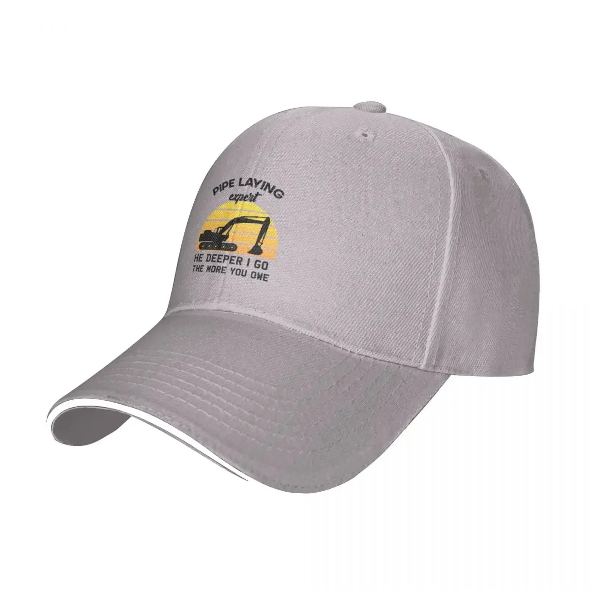 The Deeper I Go the More You Owe - Pipe Laying Expert Gift Cap Baseball Cap trucker hat hat man luxury boy child hat Women's