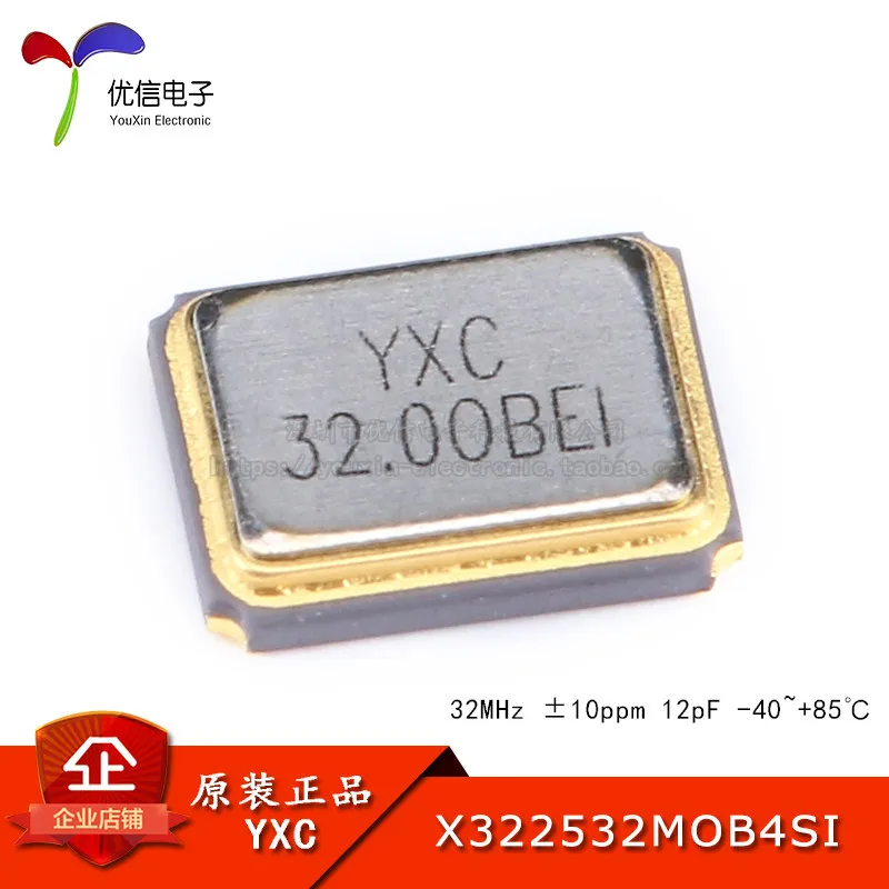 3225 SMD Passive Crystal Oscillator/YSX321SL 32MHz 10ppm 12pF X322532MOB4SI 4 Pins 10PCS
