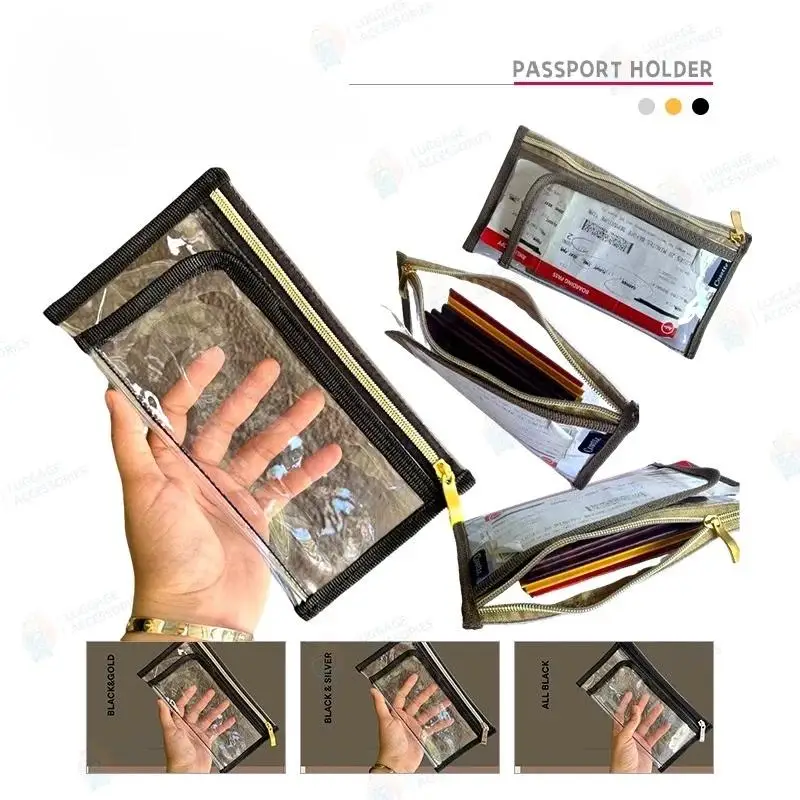 Make-up-Pinsel-Tasche, mehrschichtiges Design, wasserdichte Kosmetik-Aufbewahrungstasche, Aufbewahrungstasche für Reisepass und Dokumente, geschichtete Aufbewahrungstasche – Detail 2