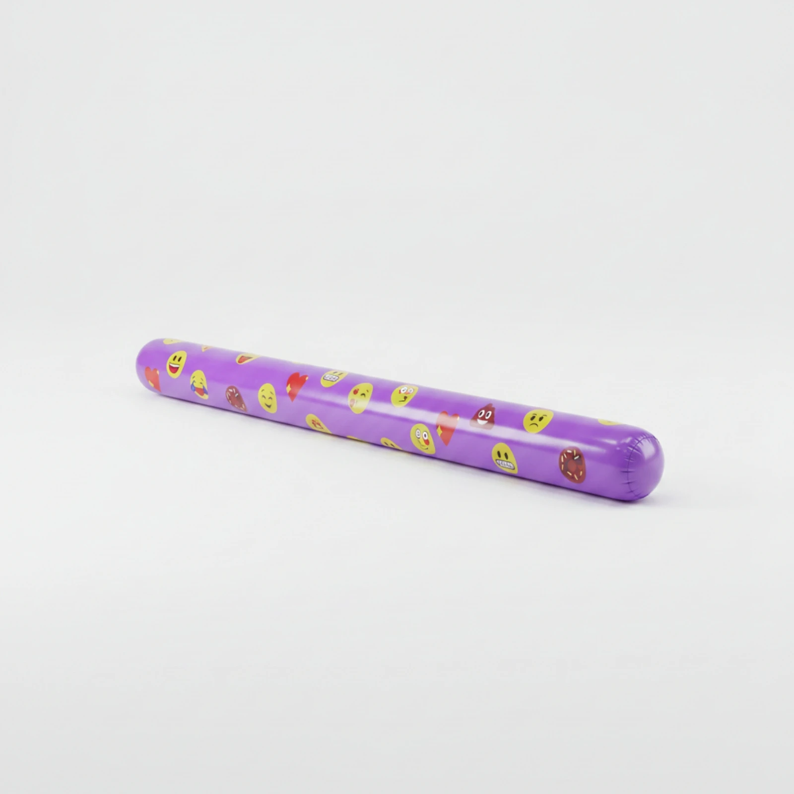 Inflatable Pool Noodle Portable Inflatable Swim Noodle Pool Buoyancy Aid with Smiley Face Compact Flexible for Swimmers