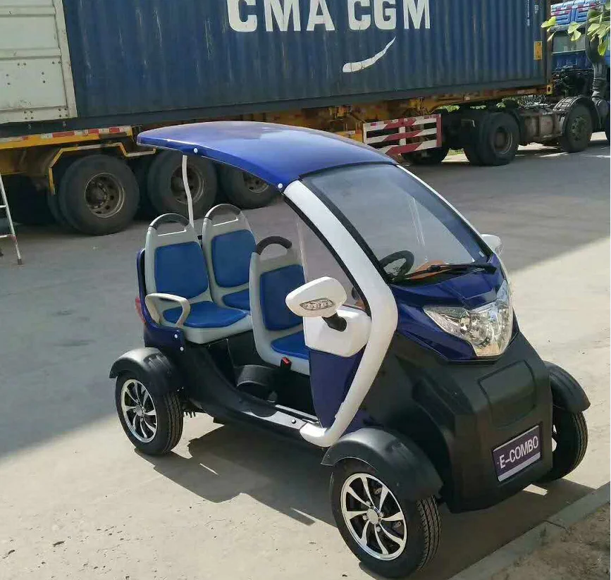 Electric four-wheel three-seater sightseeing car mini golf cart custom