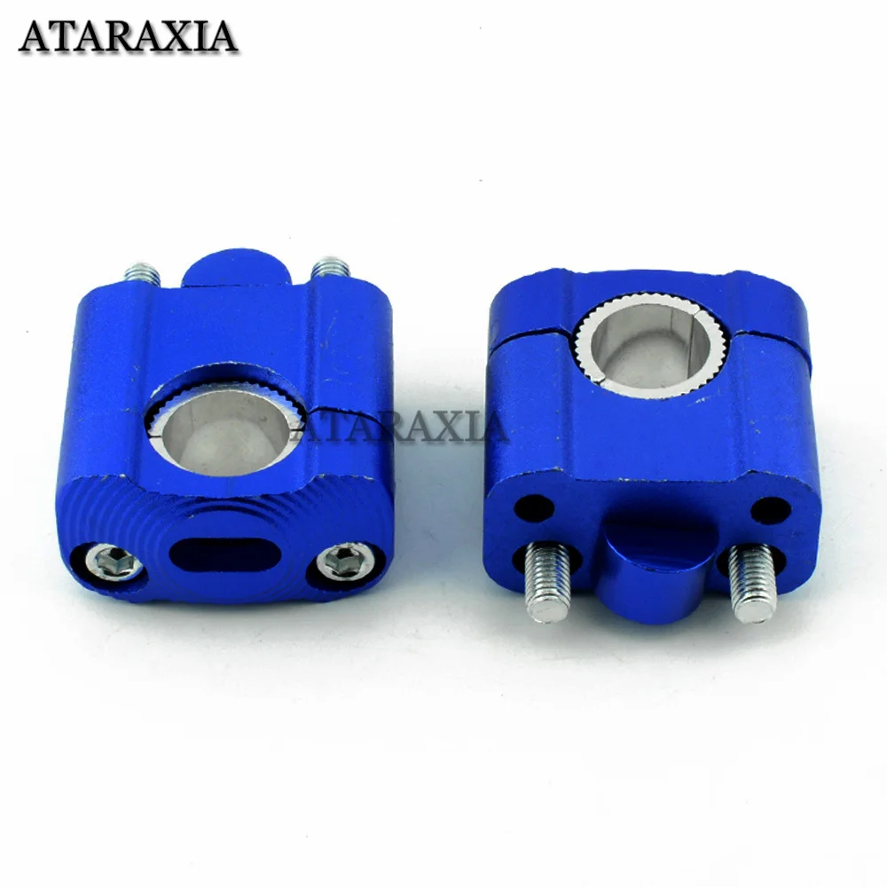 CNC 22mm 28mm Off road Motorcycle Bar Clamps Handlebar risers Adapter for 7/8\
