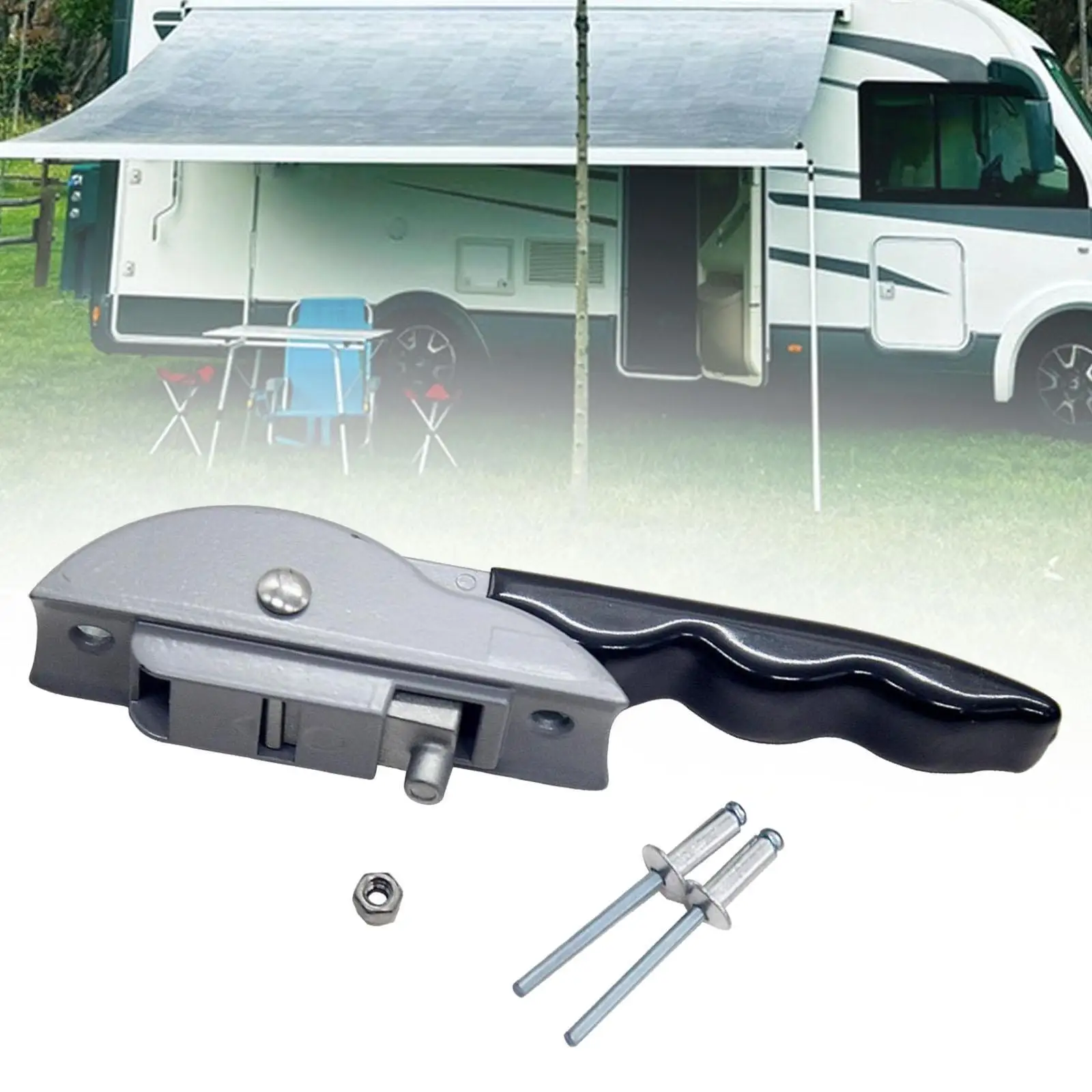 Poignée de levage d'auvent RV, remplacement 830644, Installation facile, pièce de mise à niveau, accessoires d'auvent, poignée confortable pour 8500 9000