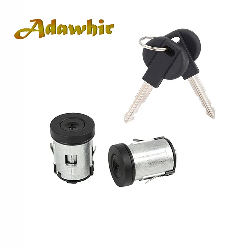 Door Lock Cylinder Barrel Kit with For Fiat Scudo Ulysse Citroen Jumpy Dispatch Synergie Peugeot Expert Lancia Zeta 1995-2007