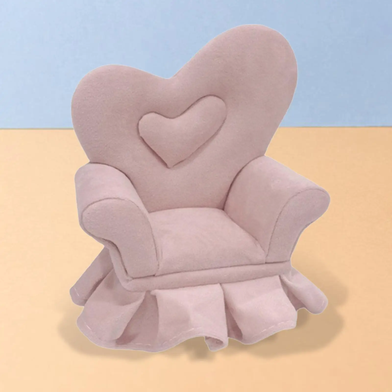 

Miniature Heart Chair Jewelry Box Organizer for Ear Studs Chains Showcase