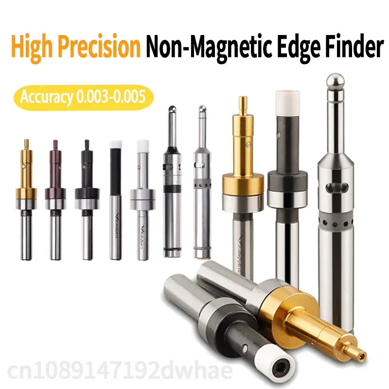 Non-Magnetic Center Rod Ceramic Edge Finder｜Precision Tool Setting Gauge Suitable for CNC Machining Center & Milling Machine