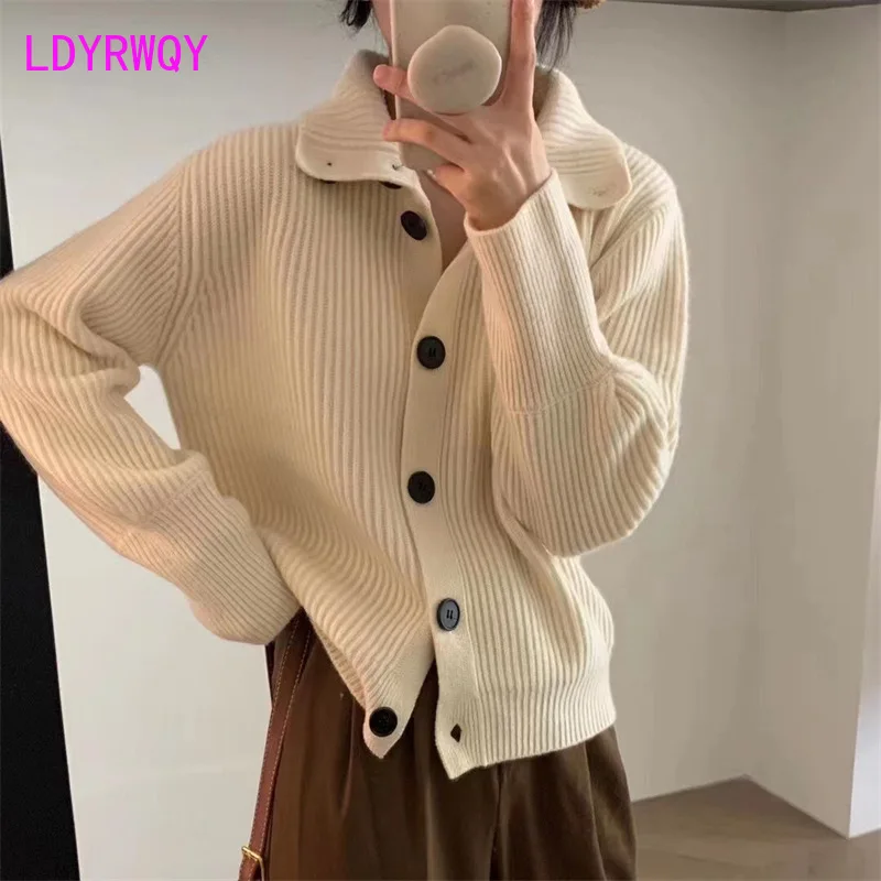 

Sweaters, cardigans, outerwear, New Korean Edition Solid Color Loose Sweaters, Temperament Knitted Top