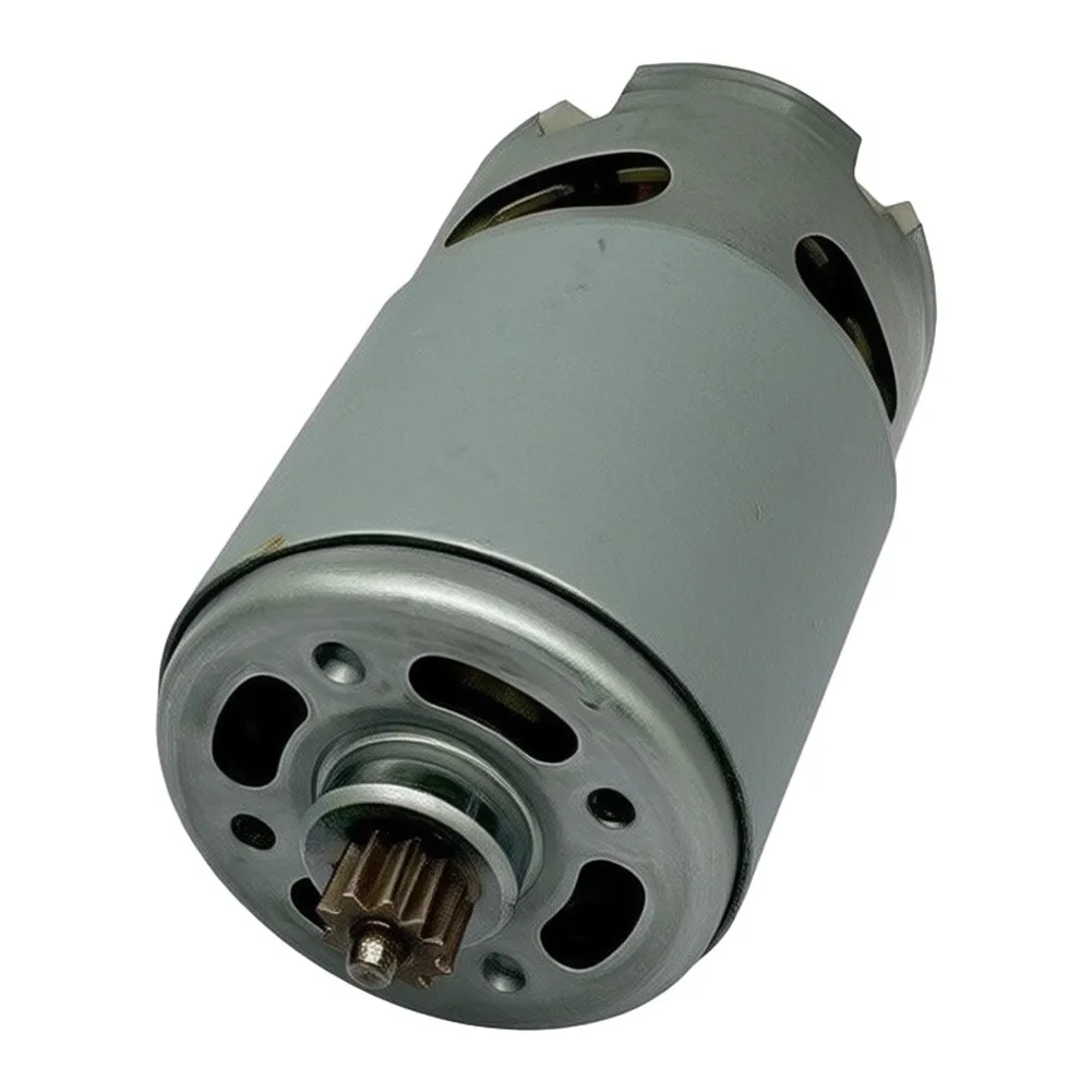 18V Replacement Motor for 550 Type Drills Including 12 Tooth Gear for Consistent Rotation and Load Handling Capability