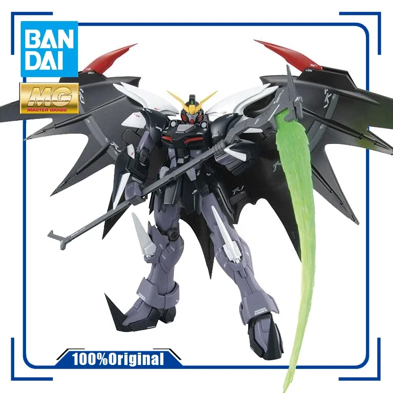 BANDAI MG 1/100 New Mobile Report Gundam Wing XXXG-01D2 Gundam Deathscythe Hell EW Assembly Model Action Figure Toy