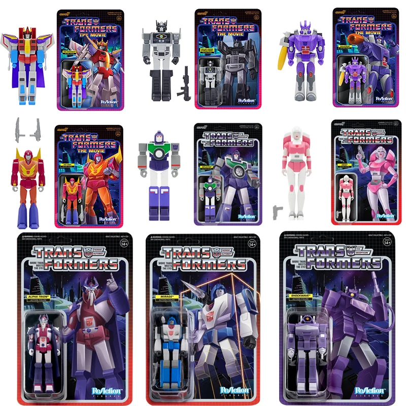 Original Super7 Transformers Hot Rod King Starscream Galvatron Dead Optimus Prime 3.75 Inch Collection Action Figure Toys Gifts