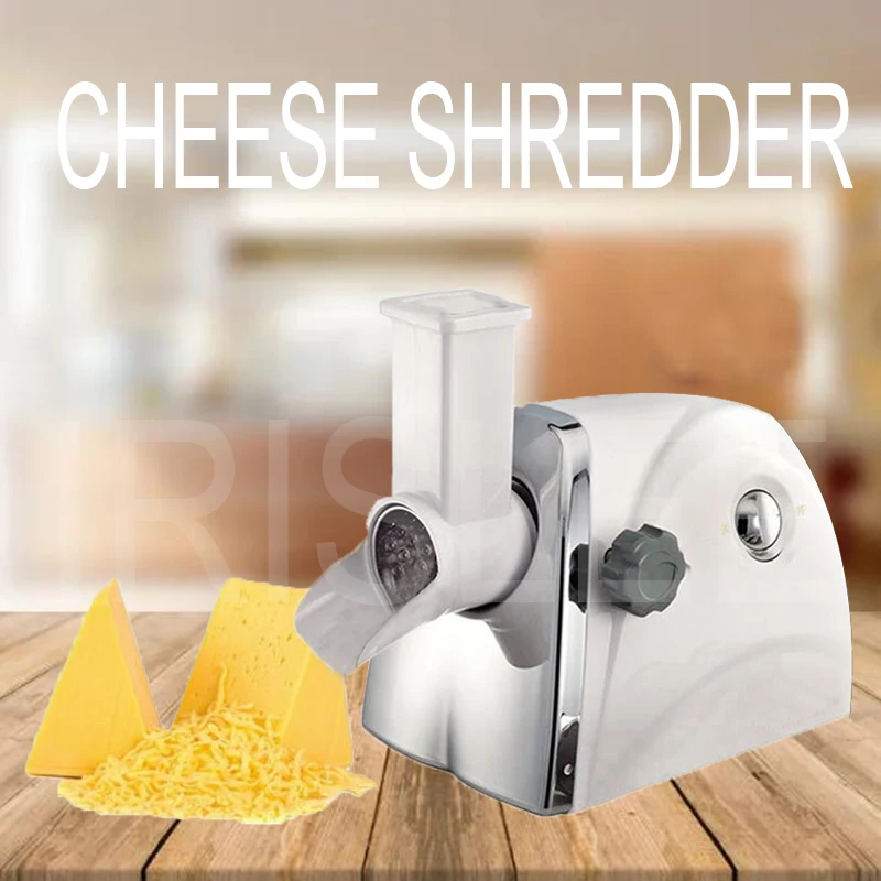 

220V Cheese Slicer Electric Commercial Automatic Shredder Cheese Grater Household Cheese Slicing Vegetable Shredding Machine